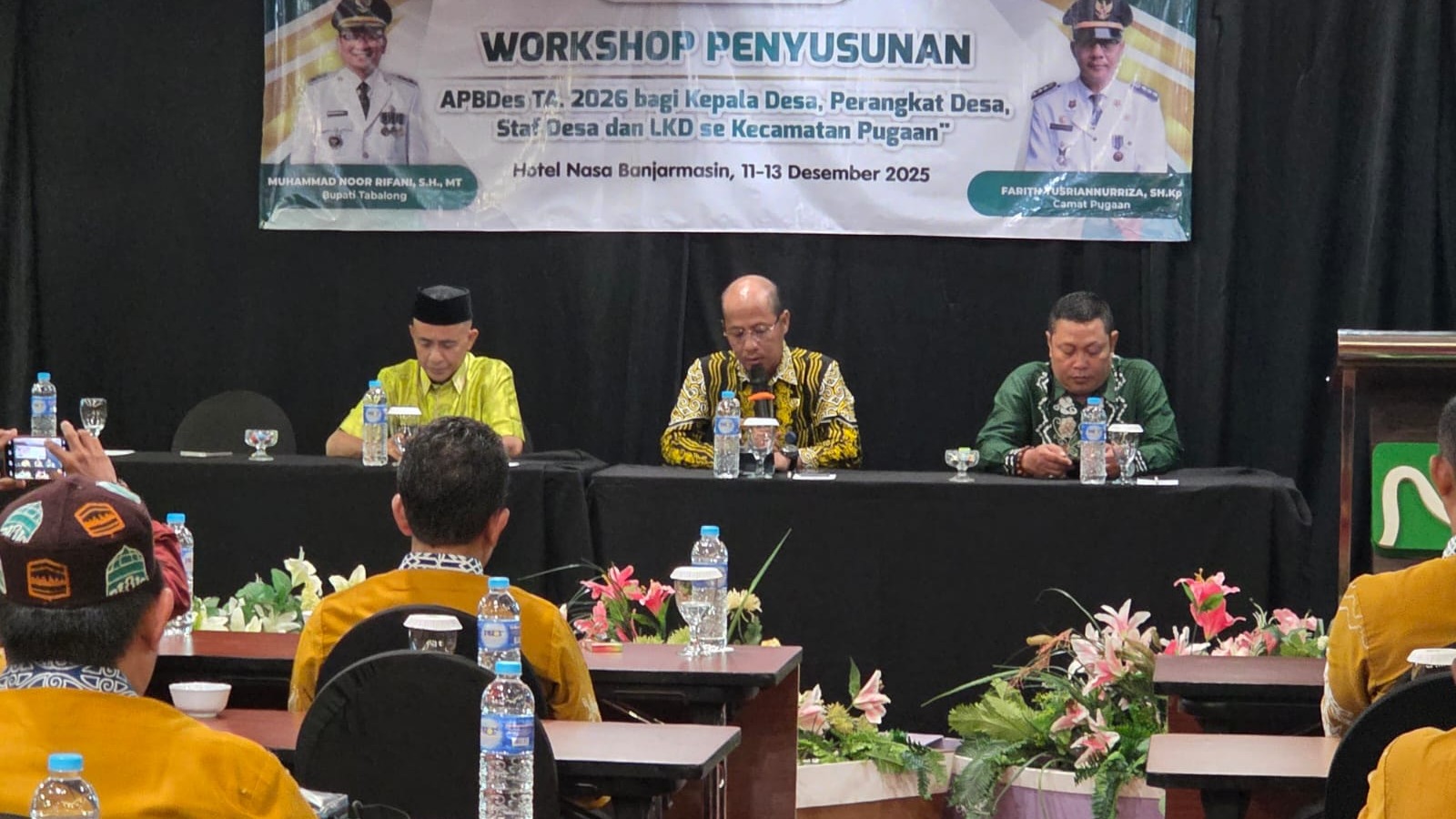 Perangkat Desa se-Kecamatan Pugaan Mantapkan Penyusunan APBDes 2026 pada Workshop di Banjarmasin
