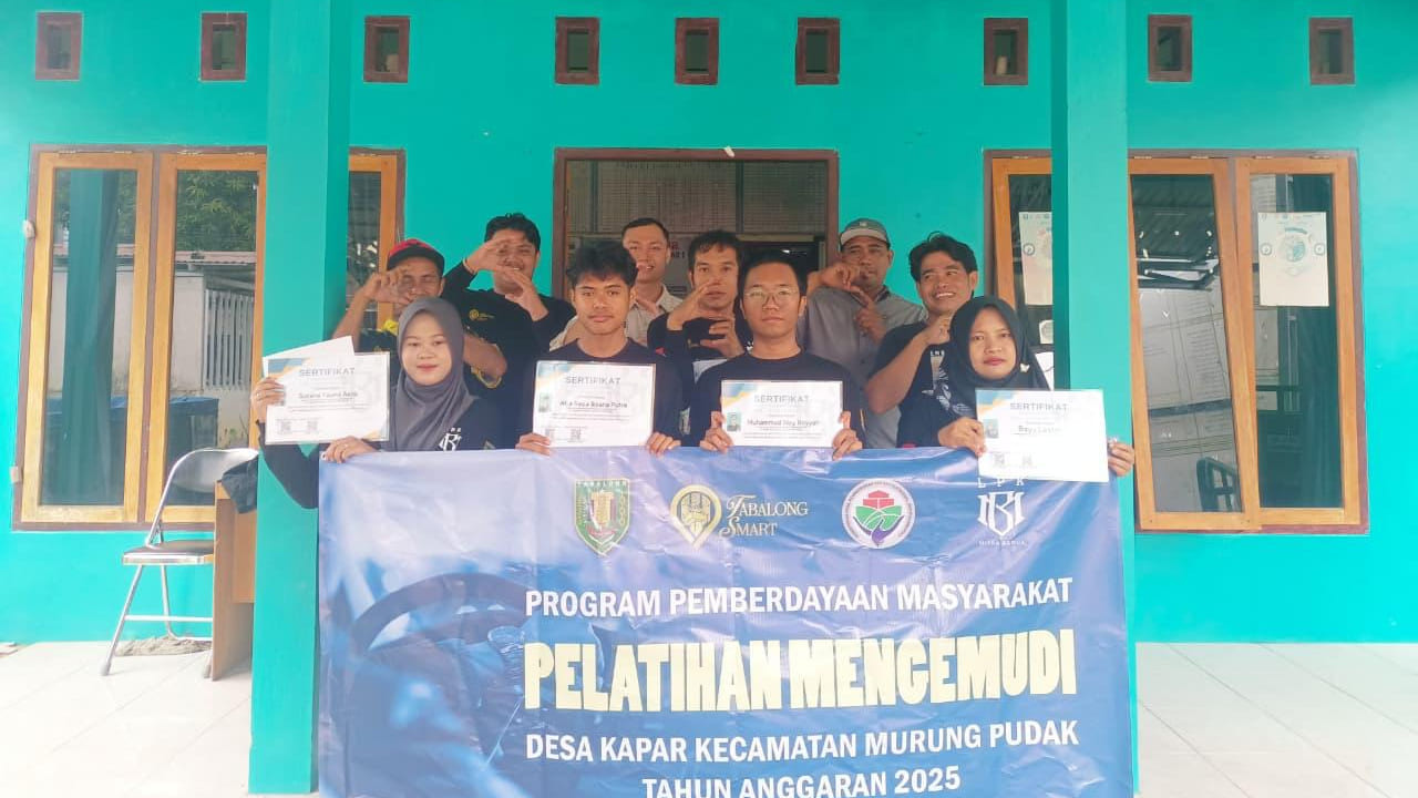 Pemerintah Desa Kapar Gelar Pelatihan Mengemudi untuk Sukseskan Program Bupati Tabalong Cetak 15.000 Tenaga Kerja Terampil