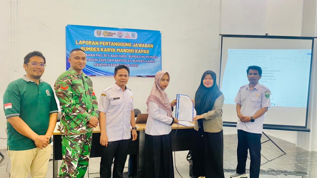BUMDes Karya Mandiri Desa Kapar Sampaikan Laporan Pertanggungjawaban Keuangan Tahun 2025