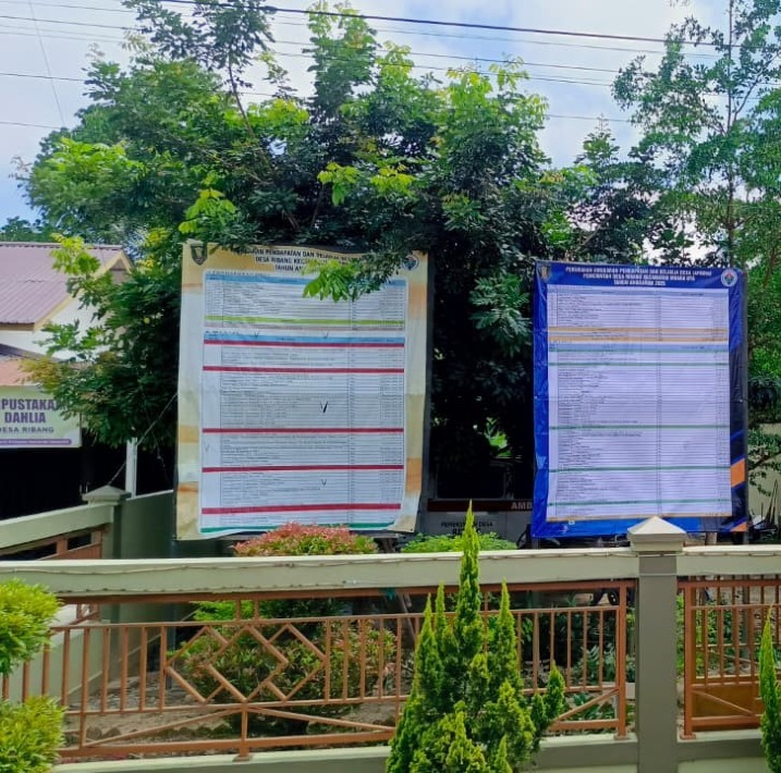 Publikasi Perubahan APBDes Tahun Anggaran 2025