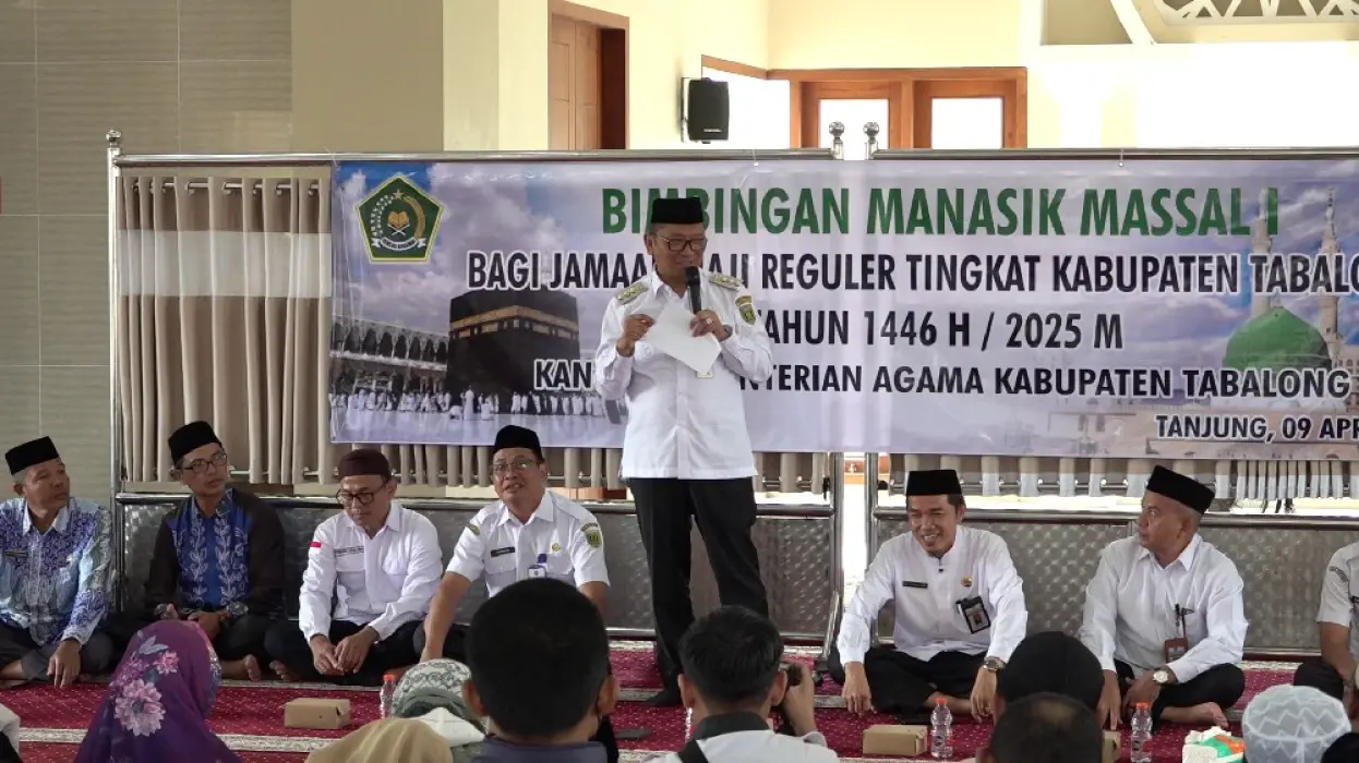 Buka Manasik Haji, Bupati Tabalong Minta Jemaah Jaga Kesehatan & Kebugaran Fisik