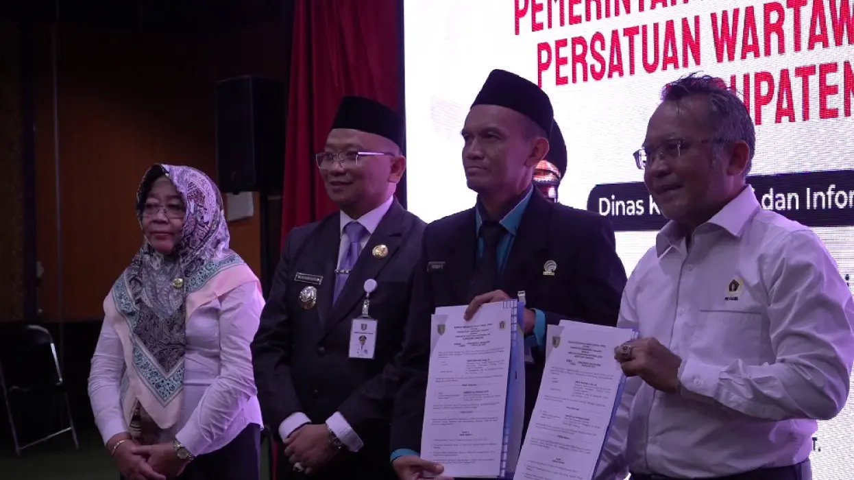 Dukung Pengembangan Jurnalis, Pemkab Tabalong Teken Perjanjian Hibah dengan PWI