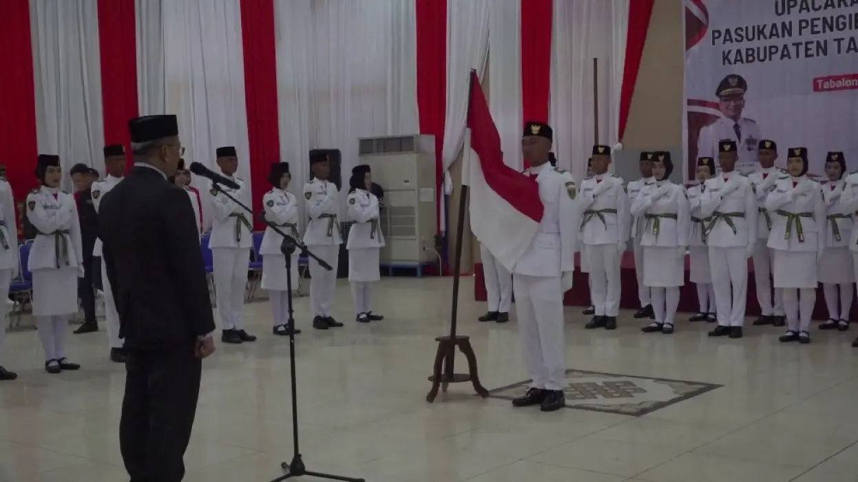 Jelang 17 Agustus, 40 Anggota Paskibraka Tabalong Resmi Dikukuhkan