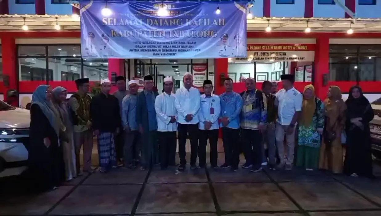 Dukung Semangat Bertanding, Wabup Tabalong Tinjau Kafilah MTQ di Banjarbaru