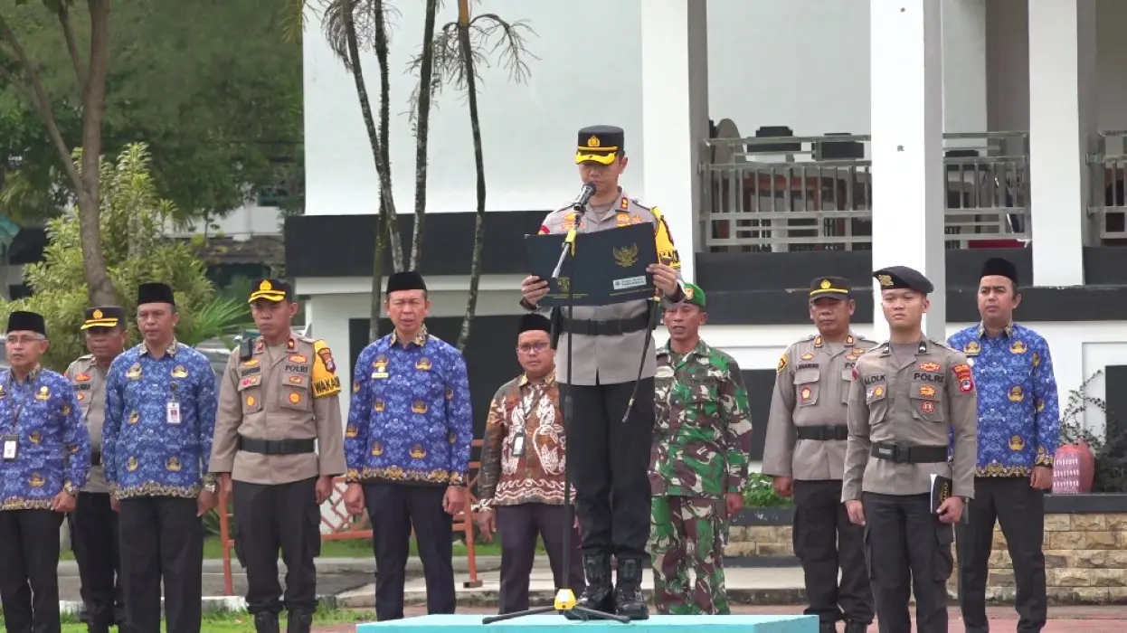 Upacara Hari Kesadaran Nasional, Kapolres Ajak ASN–TNI–Polri Bersinergi Melayani Masyarakat
