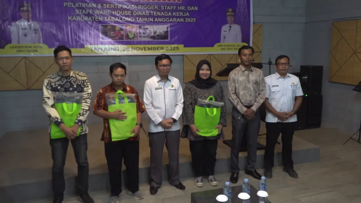 Disnaker Tabalong Buka Pelatihan Tenaga Profesional, Siapkan SDM Siap Bersaing