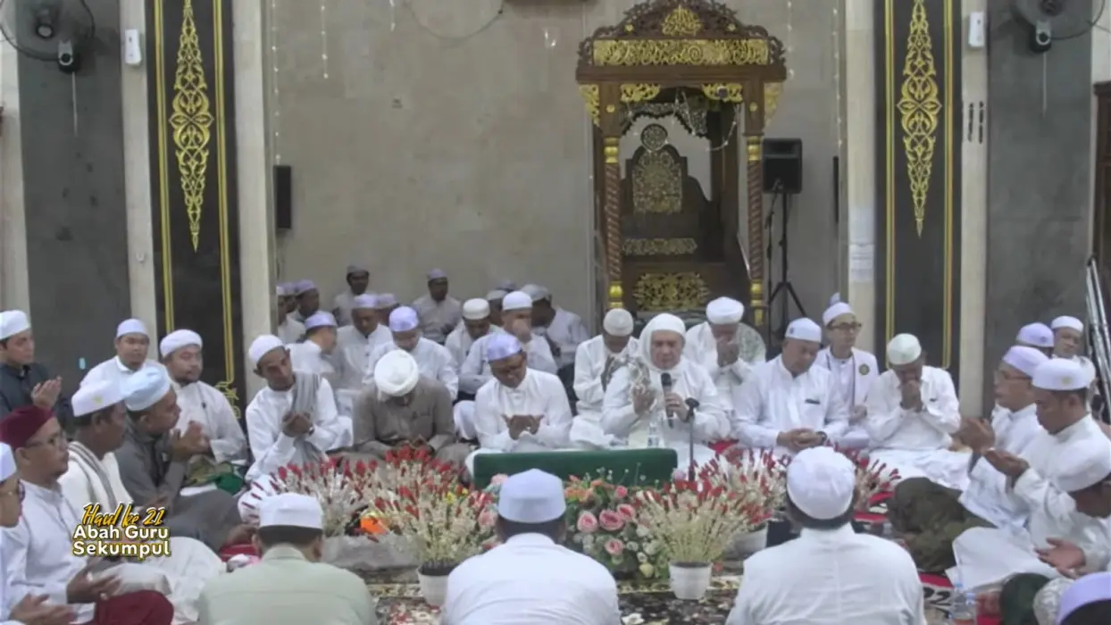 Haul ke-21 Abah Guru Sekumpul di Masjid Jami Nurul Anwar Berlangsung Hikmat dan Lancar